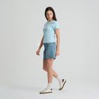 Jeansowe szorty z regulacją slim NOWEAR