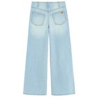 Jeansy o kroju wide leg z regulacją Cool Club