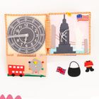 Jolly Designs. Dookoła Świata. Książeczka sensoryczno-manipulacyjna