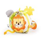 JollyBaby, Dżungla, sensoryczna piłeczka z grzechotką i gryzakiem