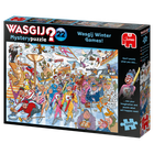 Jumbo, Wasgij Mystery, Sporty zimowe, puzzle, 1000 elementów