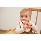 Kaloo, Grignoti, Wiewiórka, zestaw prezentowy 2w1, gryzak, smoczek do owoców + śliniak