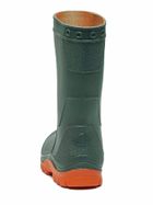 Kalosze dziecięce, zielono-pomarańczowe, Realpaks