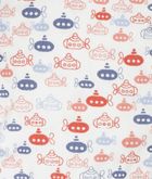 Kapelusz niemowlęcy, biały, dwustronny, morskie motywy, Döll