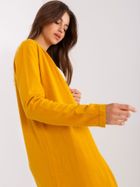 Kardigan damski, żółty, Italy Moda