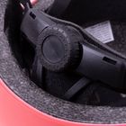 Kask i ochraniacze na rolki, deskorolkę, rower, czerwono-czarny, rozmiar M