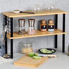 Kesper, bambusowa półka kuchenna na blat, 55-20-38 cm