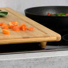 Kesper, płyta ochronna na kuchenkę z bambusa, 56-50 cm