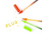 Kidea, długopisy żelowe, fluo, 6 kolorów