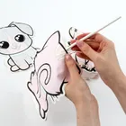 Kidea, Magiczne zwierzaki 3D malowane wodą, zestaw kreatywny