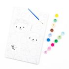 Kidea, malowanie po numerach misie