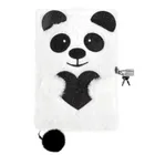 Kidea, pamiętnik pluszowy z kłódką, panda
