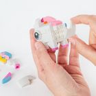 Kidea, Snapets, klocki, biały jednorożec, 114 elementów