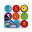 Kidea, stempelki ozdobne samotuszujące, 9 szt.