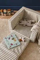 Kid's Concept, składany fotel w paski