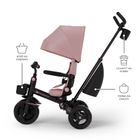 Kinderkraft, Aveo 2 Plus, rowerek trójkołowy 6w1, Pink