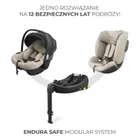 Kinderkraft, Endura Safe, 3w1, fotelik samochodowy, beige
