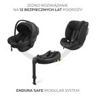 Kinderkraft, Endura Safe, 3w1, fotelik samochodowy, black