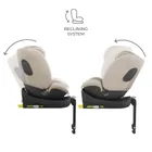 Kinderkraft, I-Fix, fotelik samochodowy, 61-150 cm, beige