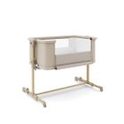 Kinderkraft, Nestee Grow 2, łóżeczko dostawne, beige wood