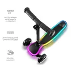 Kinderkraft, Raket, hulajnoga 3-kołowa LED, Black