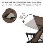 Kinderkraft, Tik, wózek spacerowy, velvet, Mocca