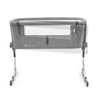 Kinderkraft, Uno, łóżeczko dostawne 2w1, szare