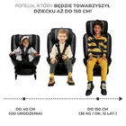 Kinderkraft, Xpedition 2, 360, fotelik samochodowy, obrotowy, Black, 40-150 cm