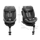 Kinderkraft, Xrider 2, fotelik samochodowy, Grey, 40-150 cm