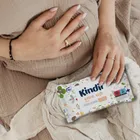 Kindii, Extra Soft Aloe, chusteczki dla niemowląt i dzieci, 12-60 szt.