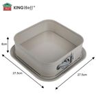 Kinghoff, blacha, forma rozpinana do ciasta, kwadratowa, 27,5-27,5 cm, kh-1977