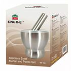 Kinghoff, moździerz z pokrywą, stalowy, KH-1661