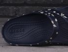 Klapki damskie, granatowe, Crocs Kadee II