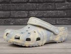 Klapki damskie, szare, Crocs Classic Marbled Clog