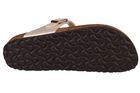 Klapki japonki damskie, białe, perłowe, Birkenstock Gizeh BF