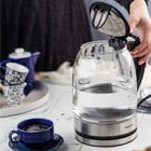 Klausberg, czajnik elektryczny szklany LED, 1,7l