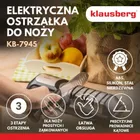 Klausberg, diamentowa ostrzałka do noży, elektryczna, kb-7945