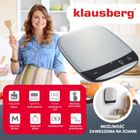 Klausberg, elektroniczna waga kuchenna, 10 kg, kb-7936