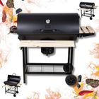 Klausberg, grill węglowy na kółkach z półkami, kb-9033