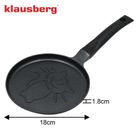 Klausberg, patelnia do naleśników z kotkiem, 18 cm, kb-7973