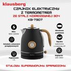 Klausberg, Retro, czajnik elektryczny z termometrem, 1,7l