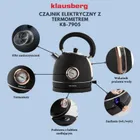 Klausberg, Retro, czajnik elektryczny z termometrem, 1,8l