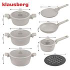 Klausberg, zestaw garnków marmurkowych, 12 elementów, kb-7967