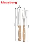 Klausberg, zestaw sztućców do steków, 8 sztuk, kb-7976