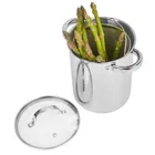 Könighoffer, wysoki garnek z sitkiem, indukcja, 4l, 16-21 cm