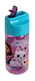 Koci Domek Gabi, butelka ze zintegrowaną słomką, 430 ml