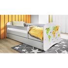 Kocot Kids, Babydreams, łóżko, białe, mapa, 80-180 cm