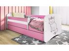 Kocot Kids, Babydreams, łóżko, różowe, kot, 80-180 cm