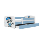 Kocot Kids, Babydreams, łóżko z materacem, niebieskie, szop, 80-180 cm