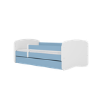 Kocot Kids, Babydreams, łóżko z szufladą i materacem, niebieskie, formuła, 80-160 cm